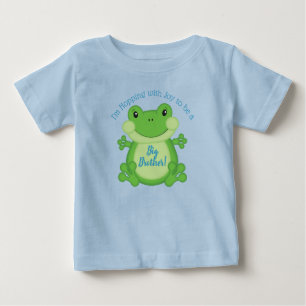 Frog Baby Shower Blue T-Shirt
