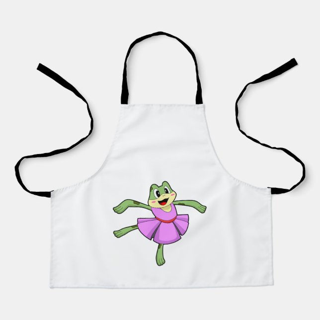 Frog Ballet Dance Apron (Front)