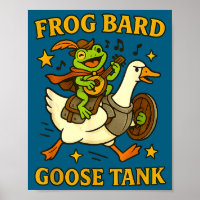Frog Bard Goose Tank Funny Dnd Party Duo Rpg Art M