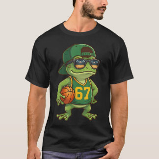 Frog Basketball 67 Gen Alpha Slang Sports Men T-Shirt