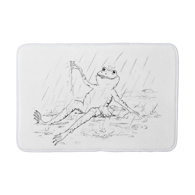 frog bath mat (Front)