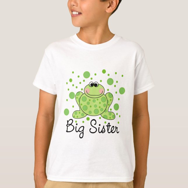Frog Big Sister T-Shirt (Front)