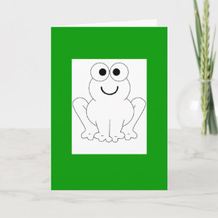 Frog Birthday Card