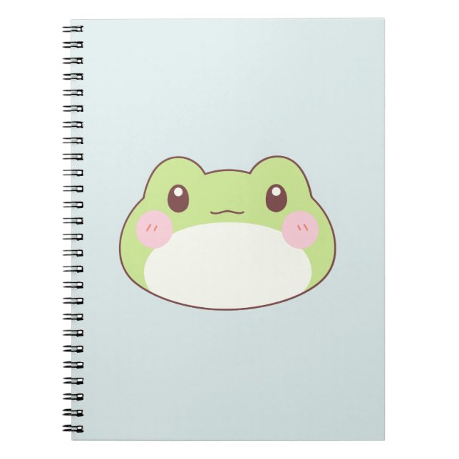 Frog Birthday Kids Art Notebook (Front)