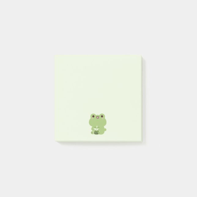 Frog Boba Post-it Notes (Front)