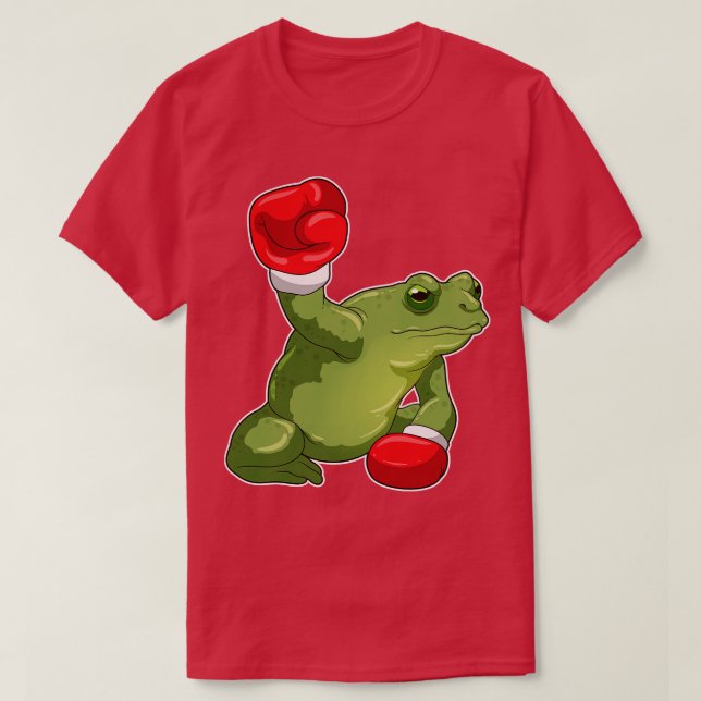 Frog Boxer Boxing gloves 2 T-Shirt (Design Front)