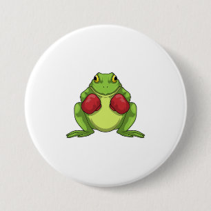 Frog Boxer Boxing gloves 7.5 Cm Round Badge