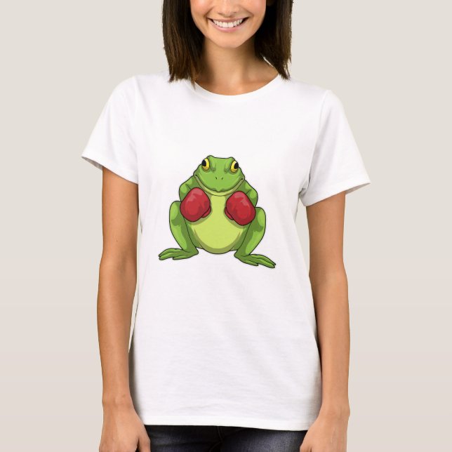 Frog Boxer Boxing gloves T-Shirt (Front)
