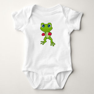 Frog Boxing Boxer Boxing gloves Baby Bodysuit