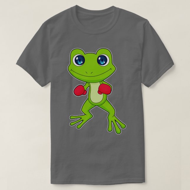 Frog Boxing Boxer Boxing gloves T-Shirt (Design Front)
