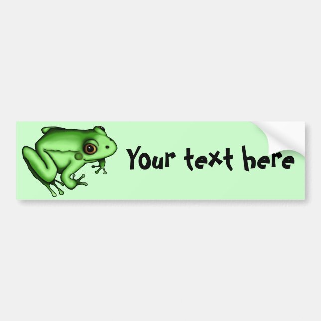 Frog, bumper sticker (Front)