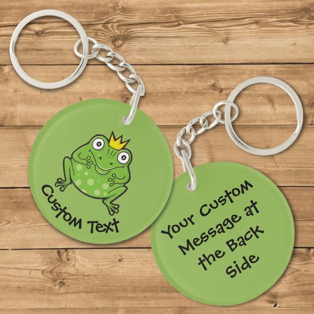 Frog Cartoon Key Ring (Creator Uploaded)