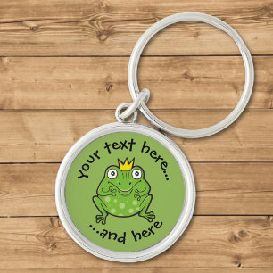 Frog Cartoon Key Ring