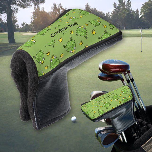 Frog Cartoon Pattern Golf Head Cover (Creator Uploaded)