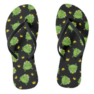 Frog Cartoon Pattern Jandals