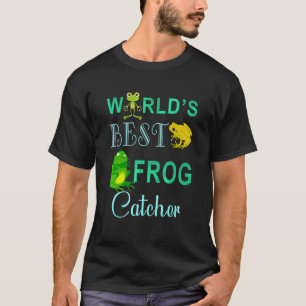 Frog Catcher Boys Girls Kids T-Shirt