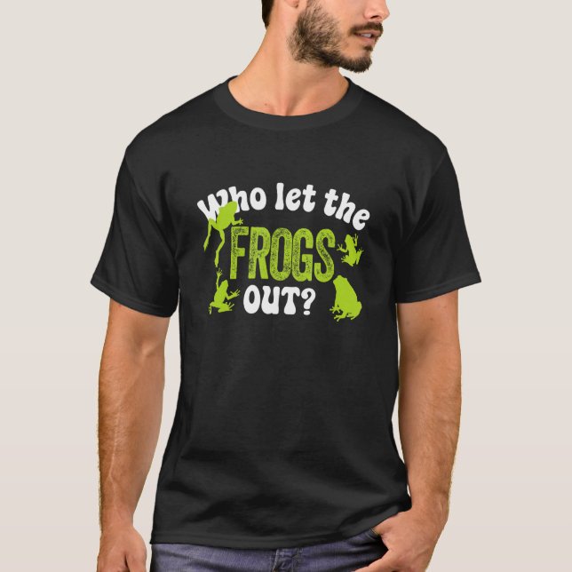 Frog Catching Gigging T-Shirt (Front)
