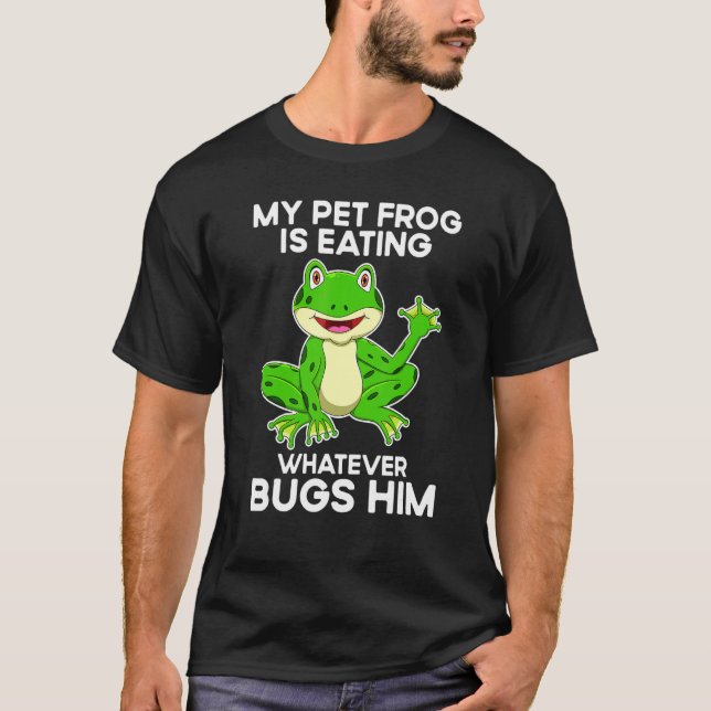 Frog Catching ' Toad Hunting For A Bullfrog Hunter T-Shirt (Front)