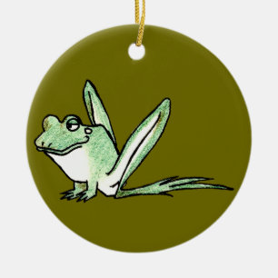 Frog Ceramic Tree Decoration