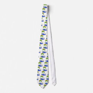 Frog Choking Bird Never Ever Give Up Tie