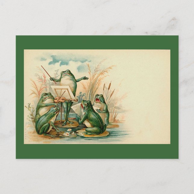 "Frog Chorus" Postcard (Front)