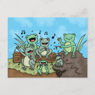 Frog Chorus Postcard