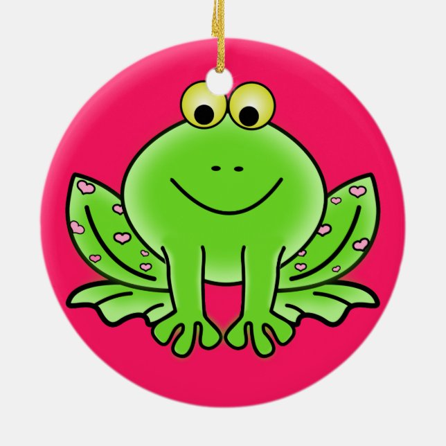 Frog Christmas Ornament (Back)