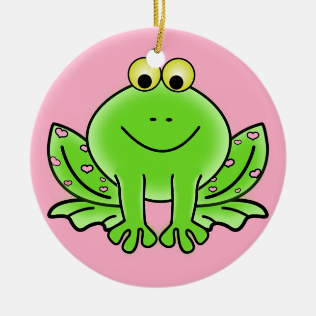 Frog Christmas Ornament (Front)