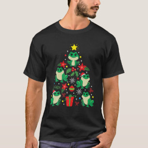 Frog Christmas Ornament Tree Funny Xmas Gift T-Shirt
