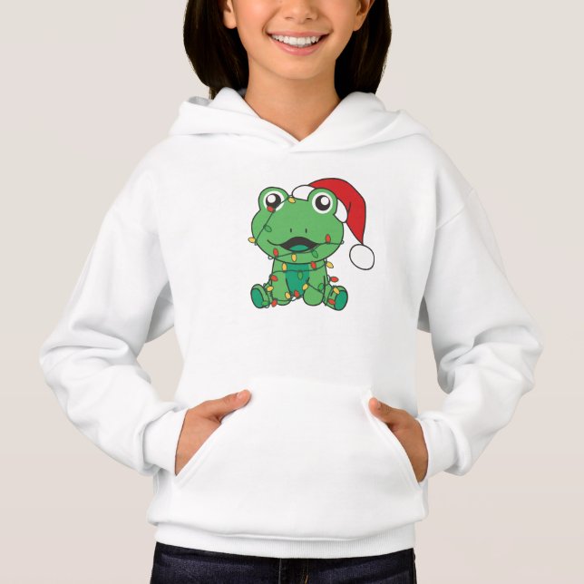 Frog Christmas Winter Animals Holiday Frogs (Front)