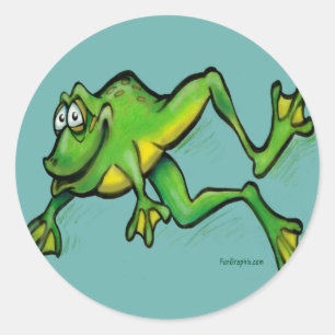 Frog Classic Round Sticker