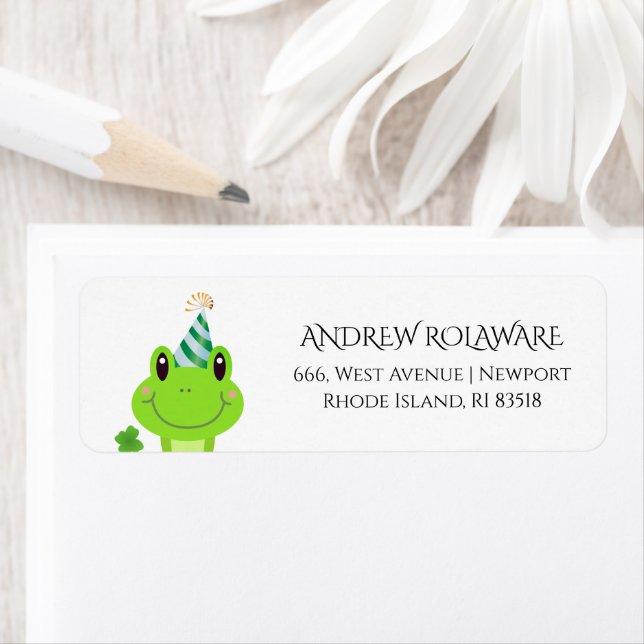 Frog Clover Return Address (Insitu)