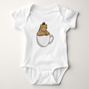 Frog Coffee Coffee bean Baby Bodysuit