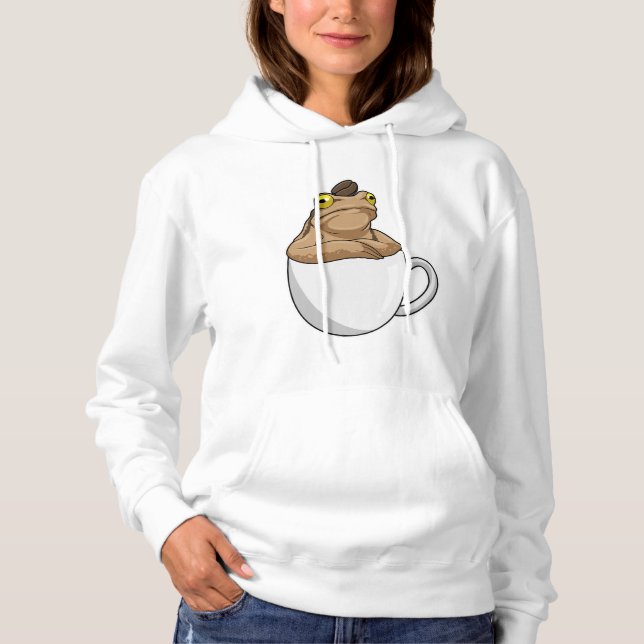 Frog Coffee Coffee bean Hoodie (Front)