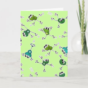 Frog Collage Invitation