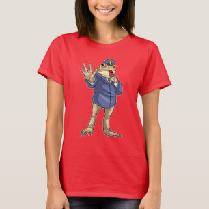 Frog Cop Whistle Police T-Shirt