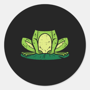 Frog Costume Funny Halloween Animal Men Women Boys Classic Round Sticker