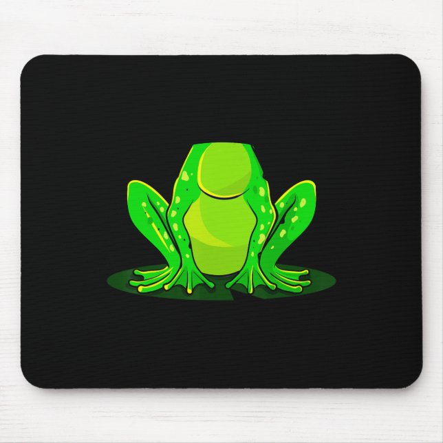 Frog Costume Halloween Green Toad Kids Men Women B Mouse Pad (Front)