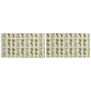 Frog Cottagecore Style Pillowcase