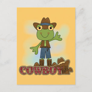 Frog Cowboy T-shirts and Gifts Postcard