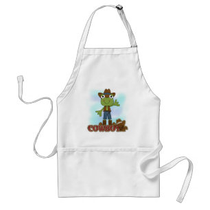 Frog Cowboy T-shirts and Gifts Standard Apron