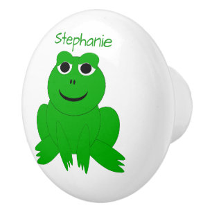 Frog Design Personalised Ceramic Knob