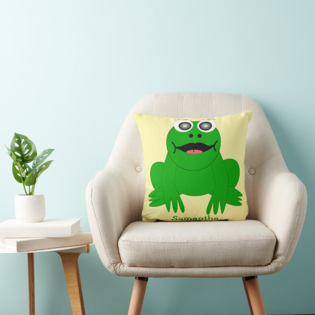 Frog Design Personalised Cushion (Chair)