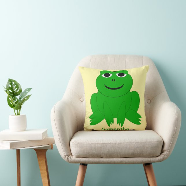Frog Design Personalised Cushion (Chair)