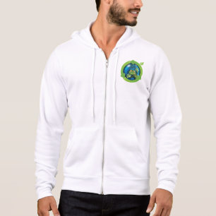 Frog Earth Day Recycling Eco Friendly Hoodie