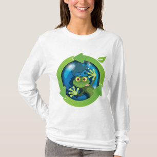 Frog Earth Day Recycling Eco Friendly T-Shirt
