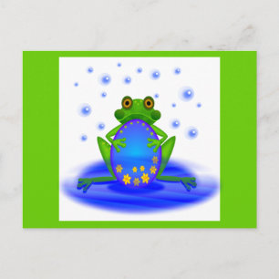 Frog & Egg Postcard