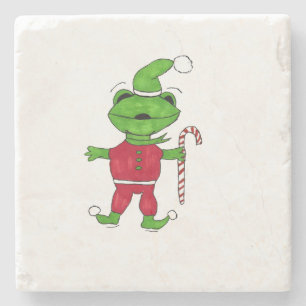 Frog Elf Stone Coaster