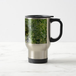 Frog Eyes in a Pond Travel Mug