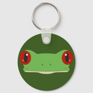 Frog Face Key Ring